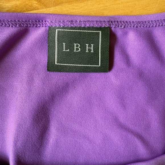 LBH TOP 3/4 SLEEVE NYLON SPANDEX LIGHTWEIGHT CASUAL STRETCHY SLEEK VERSATILE XL - Picture 10 of 11